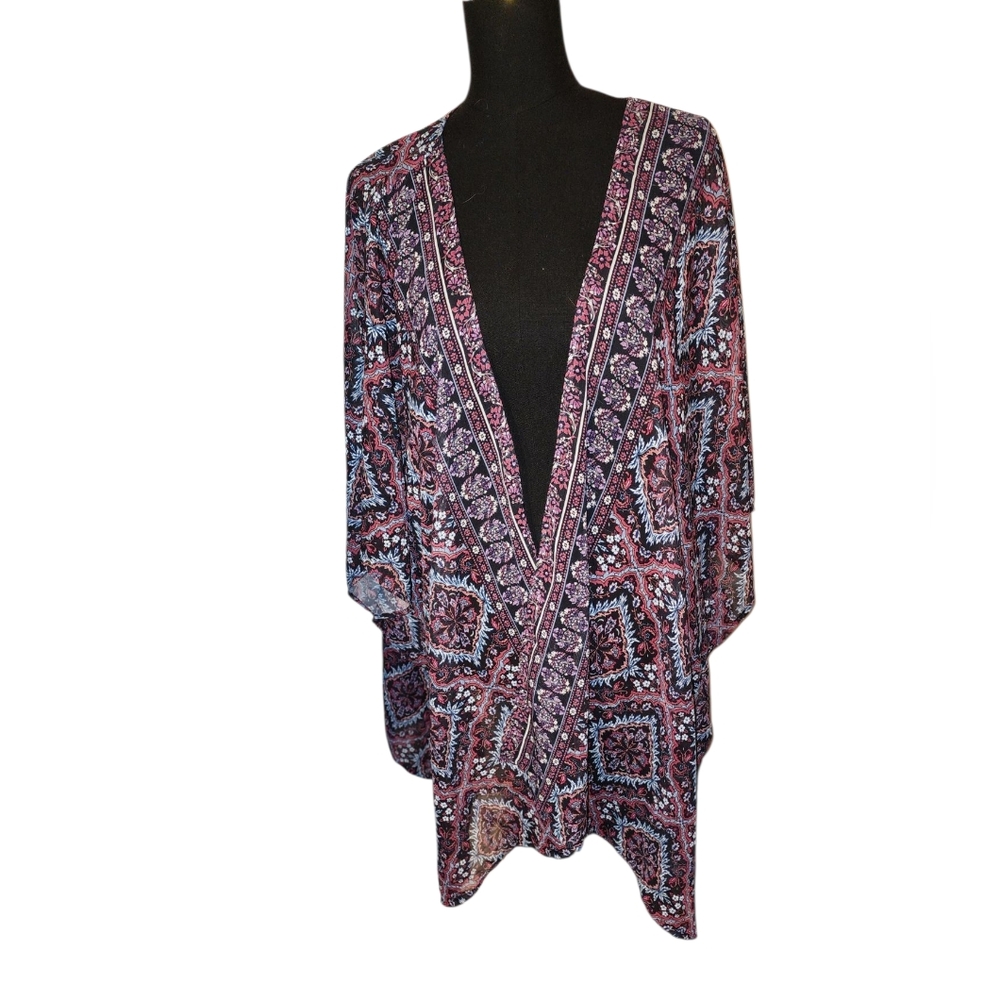 Lane Bryant Multicolor Kimono